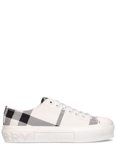 Sneakers En Toile De Coton Jack 20 Mm - BURBERRY - Modalova