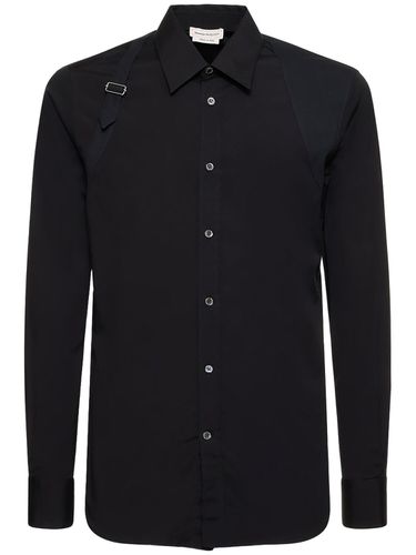 Chemise En Coton Stretch Avec Harnais - ALEXANDER MCQUEEN - Modalova