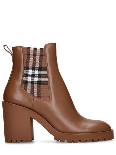 Bottines En Cuir New Allostock 70 Mm - BURBERRY - Modalova