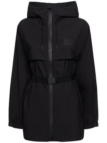 Veste À Capuche Avec Ceinture Everthorpe - BURBERRY - Modalova