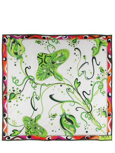 Foulard En Sergé De Soie Imprimée - PUCCI - Modalova