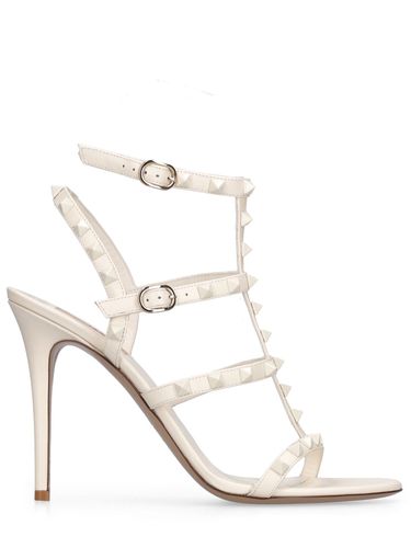 Sandales En Cuir Rockstud 105 Mm - VALENTINO GARAVANI - Modalova