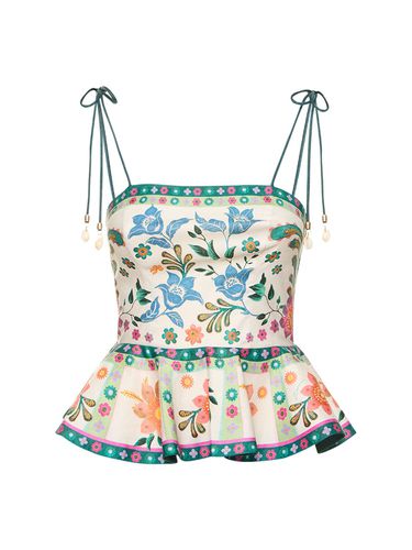 Corset En Lin Festonné Ginger - ZIMMERMANN - Modalova