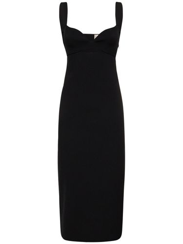 Robe Midi En Maille De Viscose Stretch - ROLAND MOURET - Modalova