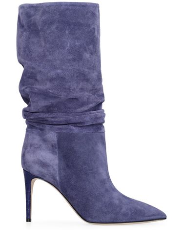 Bottes Slouchy En Daim 85 Mm - PARIS TEXAS - Modalova