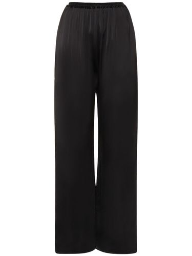 Pantalon Relaxed En Satin De Viscose - MATTEAU - Modalova