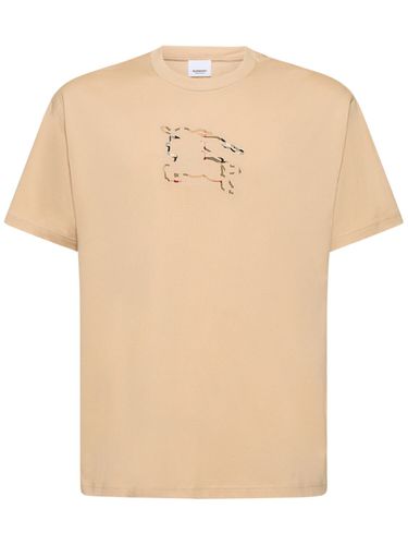 T-shirt Relaxed En Jersey Padbury - BURBERRY - Modalova