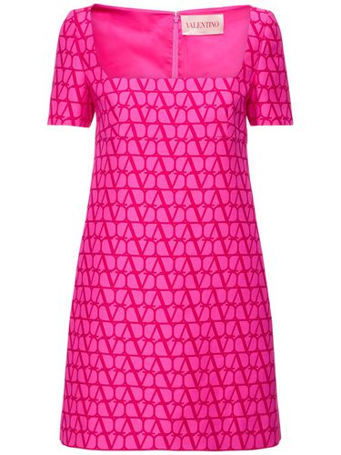 Robe Courte En Crêpe - VALENTINO - Modalova