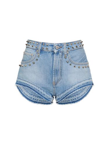 Short En Denim Clouté - ALESSANDRA RICH - Modalova