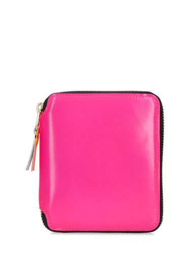 Portefeuille En Cuir Super Fluo - COMME DES GARÇONS WALLET - Modalova