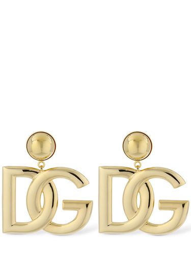 Boucles D'oreilles À Clip Pop Dg - DOLCE & GABBANA - Modalova