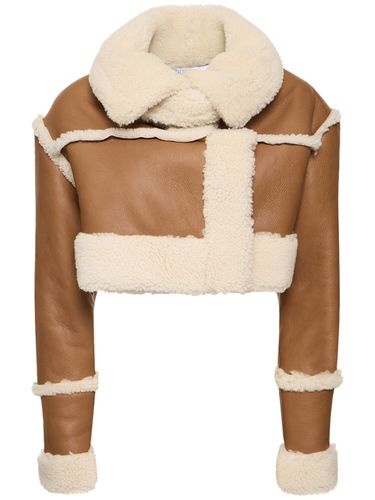 Veste Courte En Shearling - GIUSEPPE DI MORABITO - Modalova