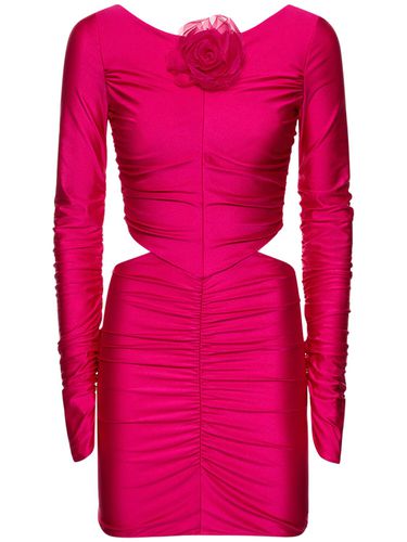 Robe Courte En Jersey Stretch Brillant - GIUSEPPE DI MORABITO - Modalova