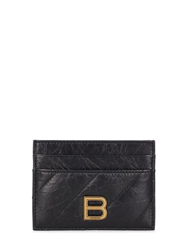 Porte-cartes En Cuir Matelassé Crush - BALENCIAGA - Modalova