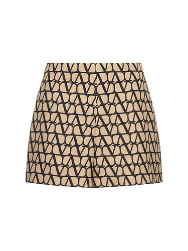 Short Taille Haute À Logo En Jacquard - VALENTINO - Modalova