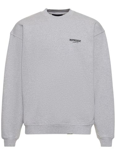 Sweat-shirt Oversize En Coton Owners Club - REPRESENT - Modalova