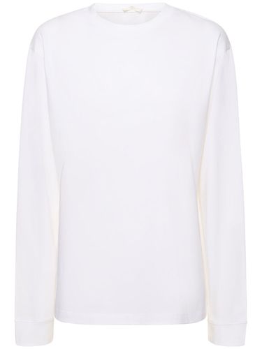 T-shirt En Jersey De Coton À Manches Longues Ciles - THE ROW - Modalova