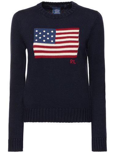 Pull-over En Maille De Coton - POLO RALPH LAUREN - Modalova