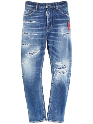 Jean En Denim De Coton Bro - DSQUARED2 - Modalova