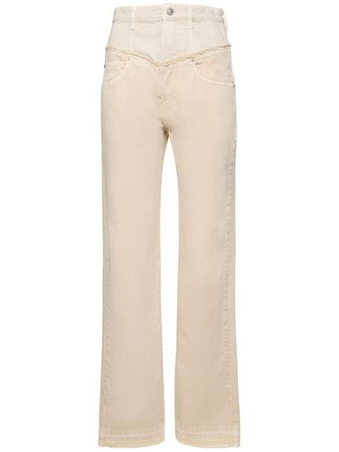 Jean En Denim De Coton Noemie - ISABEL MARANT - Modalova