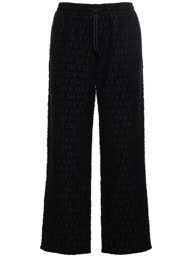 Pantalon En Bouclé Technique Off - OFF-WHITE - Modalova