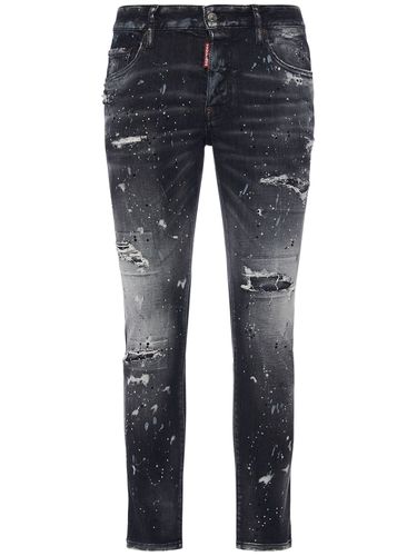 Jean En Denim De Coton Super Twinky Fit - DSQUARED2 - Modalova