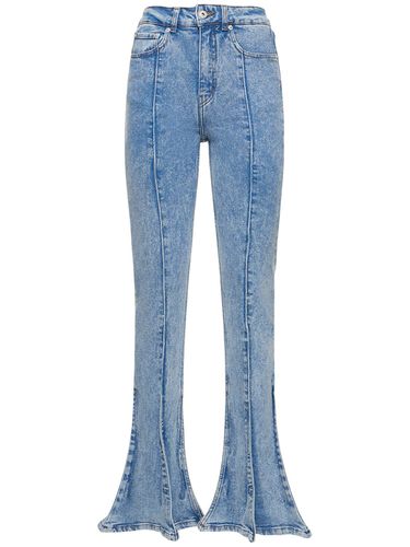 Jean Droit Taille Haute En Denim Trumpet - Y/PROJECT - Modalova