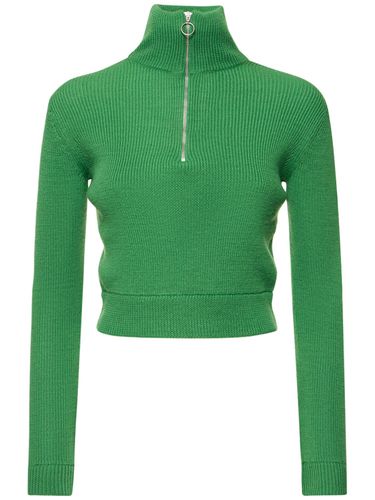 Pull-over En Maille Côtelée De Laine Mélangée - ACNE STUDIOS - Modalova