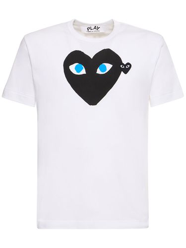 T-shirt En Coton À Logo Play - COMME DES GARÇONS PLAY - Modalova