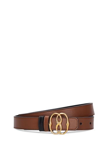 Ceinture Réversible En Cuir 25 Mm - BALLY - Modalova