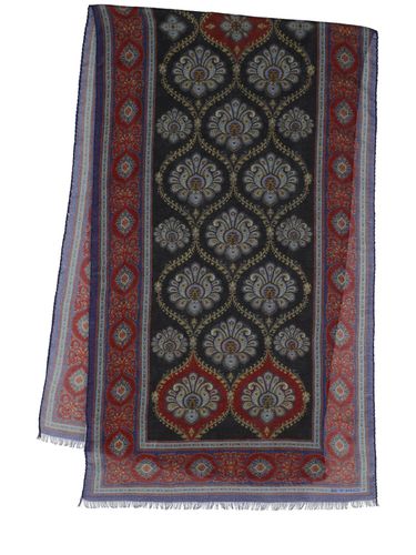 Foulard En Laine Et Soie - ETRO - Modalova