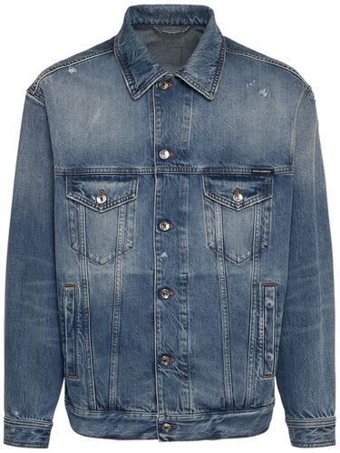 Veste En Denim De Coton - DOLCE & GABBANA - Modalova