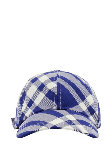 Casquette À Carreaux - BURBERRY - Modalova