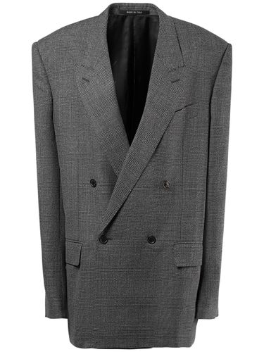 Blazer Regular En Laine - BALENCIAGA - Modalova