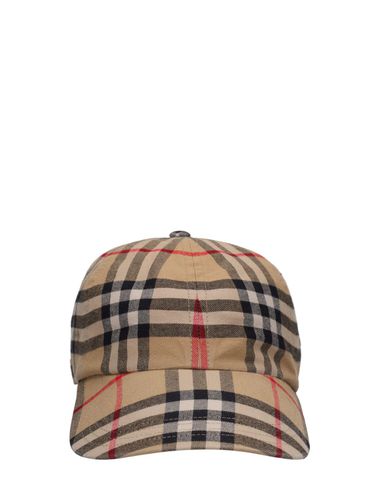 Casquette À Carreaux Archive - BURBERRY - Modalova