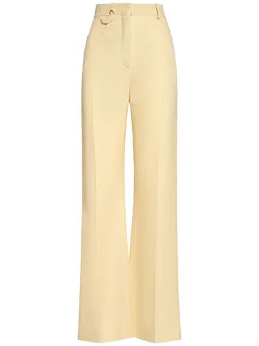 Pantalon Taille Haute En Crêpe Le Pantalon Sauge - JACQUEMUS - Modalova