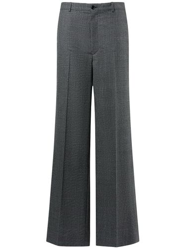 Pantalon Regular En Laine - BALENCIAGA - Modalova