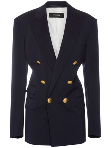 Veste Oversize En Laine À Double Boutonnage - DSQUARED2 - Modalova