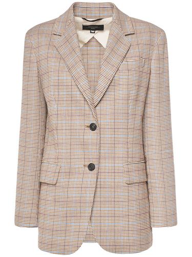 Blazer En Coton Et Lin Peirak - WEEKEND MAX MARA - Modalova