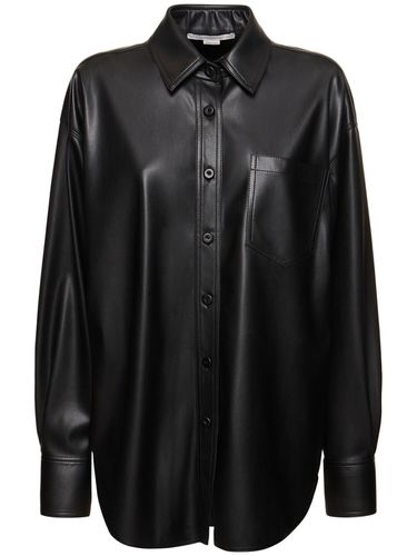 Chemise Oversize En Matière Synthétique - STELLA MCCARTNEY - Modalova