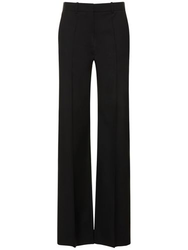 Pantalon Ample En Laine Et Mohair Taille Haute - VALENTINO - Modalova