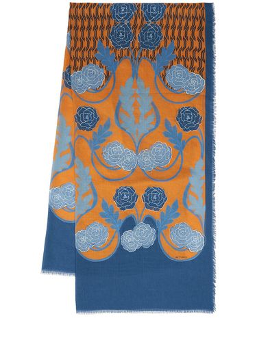 Foulard En Soie Imprimée - ETRO - Modalova