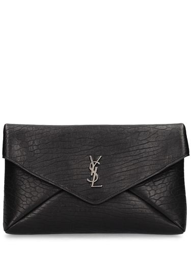 Grande Pochette En Cuir Cassandre - SAINT LAURENT - Modalova