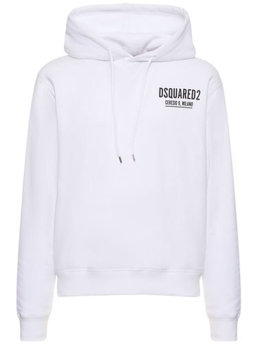 Sweat-shirt En Jersey De Coton À Capuche Ceresio 9 - DSQUARED2 - Modalova