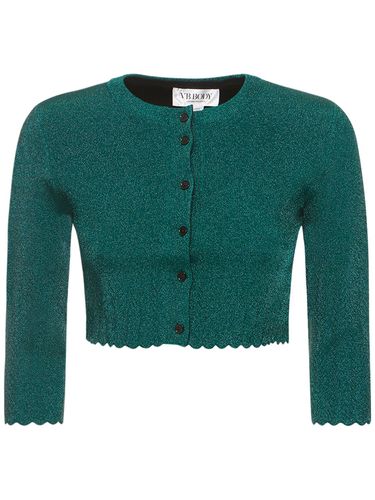 Cardigan Court En Viscose Mélangée De Lurex - VICTORIA BECKHAM - Modalova