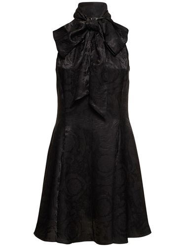 Robe En Jacquard Baroque - VERSACE - Modalova