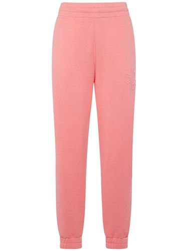 Pantalon De Sport En Coton À Logo Embossé - MONCLER - Modalova