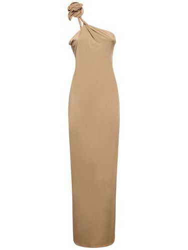 Robe Longue Asymétrique En Jersey - MAGDA BUTRYM - Modalova