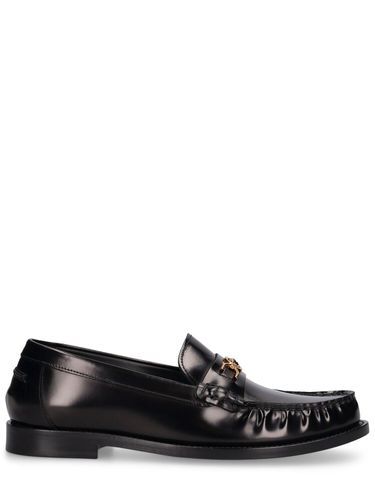 Mocassins En Cuir 20 Mm - VERSACE - Modalova