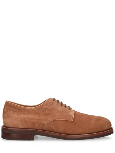 Chaussures Derby À Lacets En Cuir - BRUNELLO CUCINELLI - Modalova